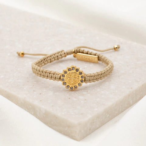 Brilliance Bracelet in Cream/Gold