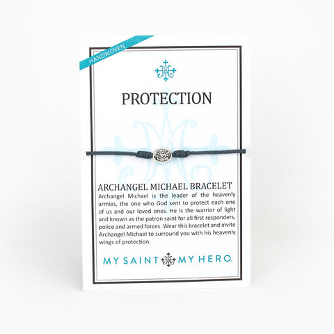 Archangel Michael Protection Bracelet Slate