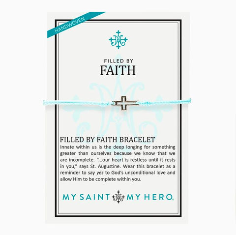 Filled by Faith Bracelet Silver/Mint