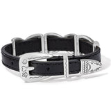 Kriss Kross Etched Bandit Bracelet in Black