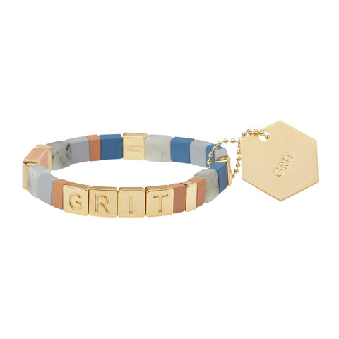 Empower Bracelet - GRIT Gold/Labradorite/Sunstone