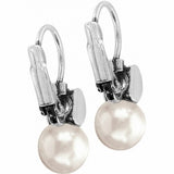 Meridian Petite Pearl Leverback Earrings