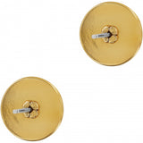 Ferrara Two Tone Post Earrings