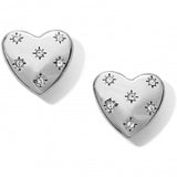 Stellar Heart Post Earrings