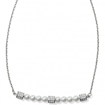Meridian Petite Pearl Bar Necklace
