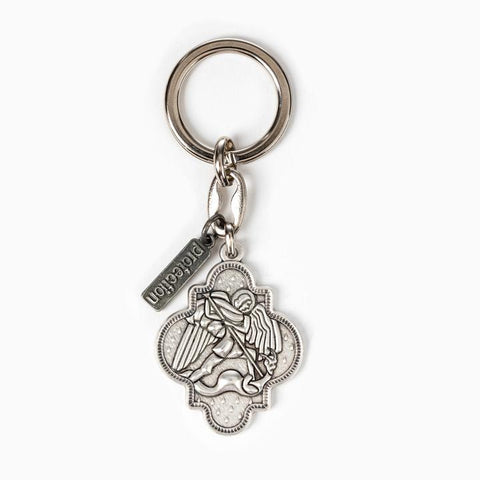 Archangel Michael Armor of Protection Key Ring