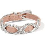 Kriss Kross Etched Bandit Bracelet Pink Sand