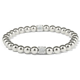 Meridian Petite Stretch Bracelet- Silver