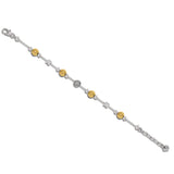 Meridian Prime Bracelet- Silver/Gold