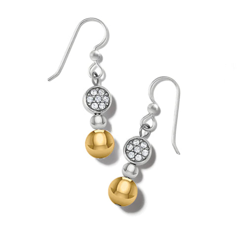 Meridian Prime French Wire Earrings- Silver/Gold