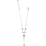 Meridian Prime Y Necklace- Silver/Gold