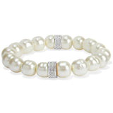 Meridian Stretch Bracelet- in Cream