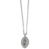 Pebble Dot Dream Howlite Short Necklace- Silver