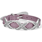 Kriss Kross Etched Bandit Bracelet in Wisteria