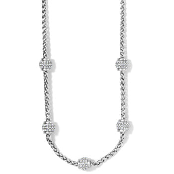 Meridian Petite Short Necklace in Silver